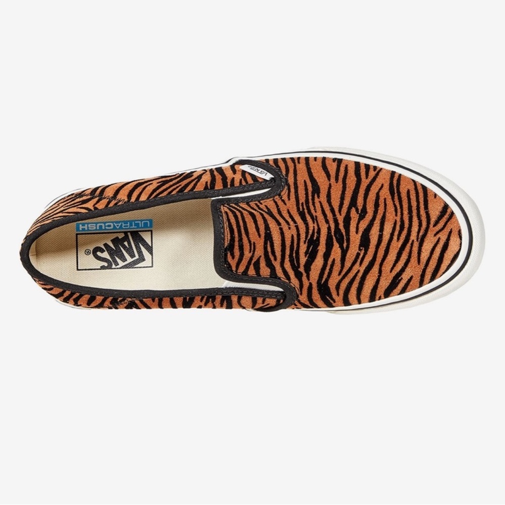 Vans Wild Tiger Pattern Slip-Ons